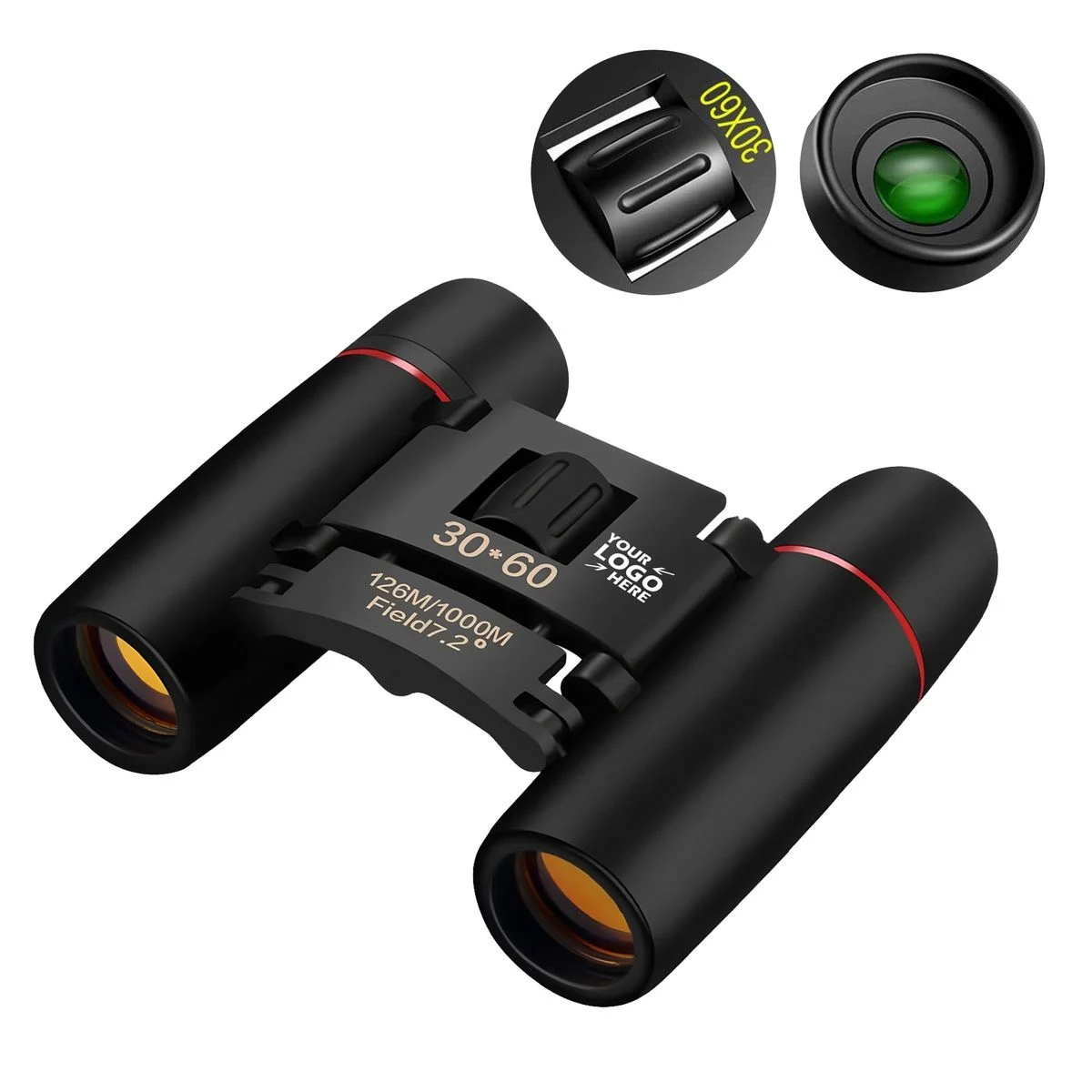 Low-Light Night Vision Red Film 30x60 Binoculars 1