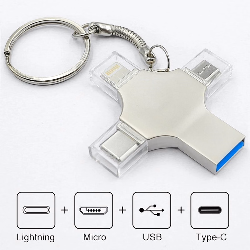 4 in 1 USB Flash Drive 8GB