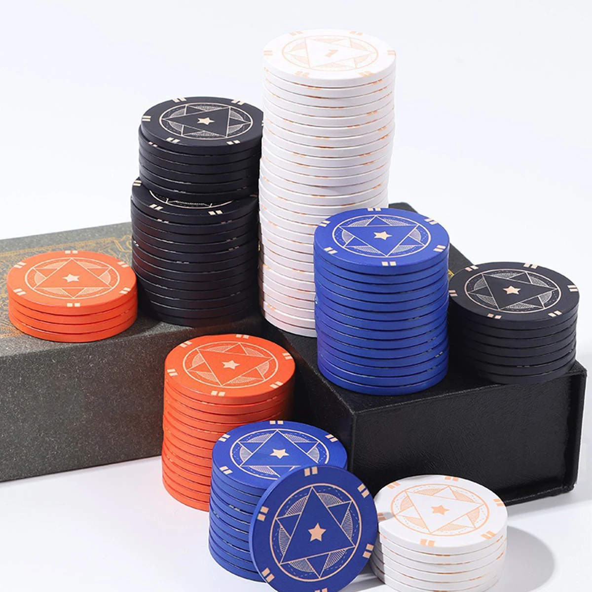 1.55" Custom Ceramic Poker Chips 1