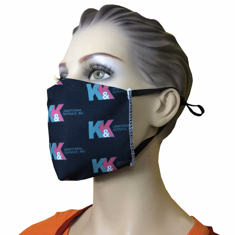 5.5 in. x 4.5 in. YOUTH Reusable Mask (Dye Sub Logo)