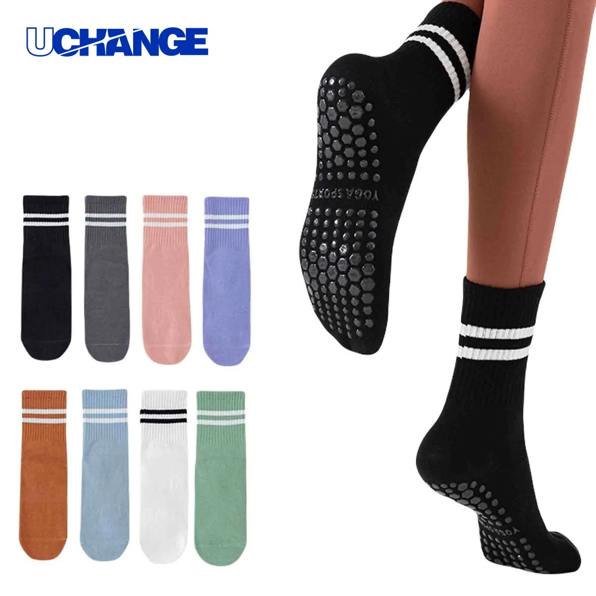 Cushioned Non-Slip Yoga Grip Socks 1