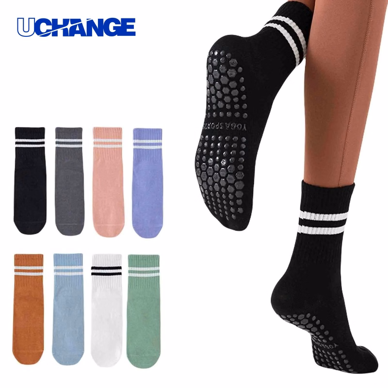 Cushioned Non-Slip Yoga Grip Socks