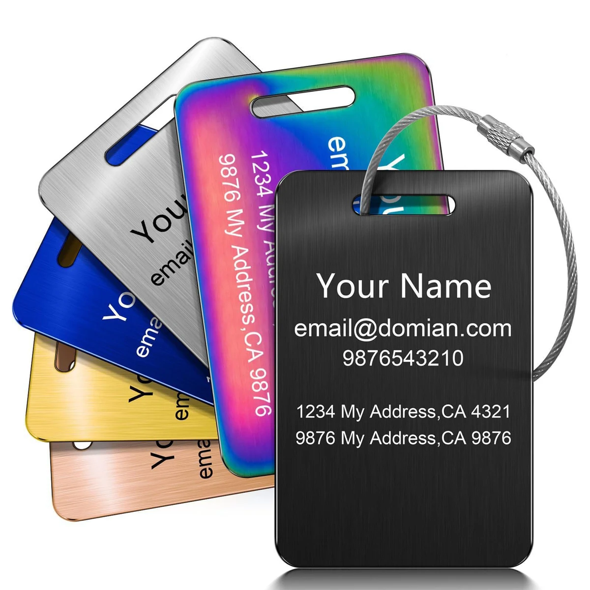 Engraved Steel Tag 1