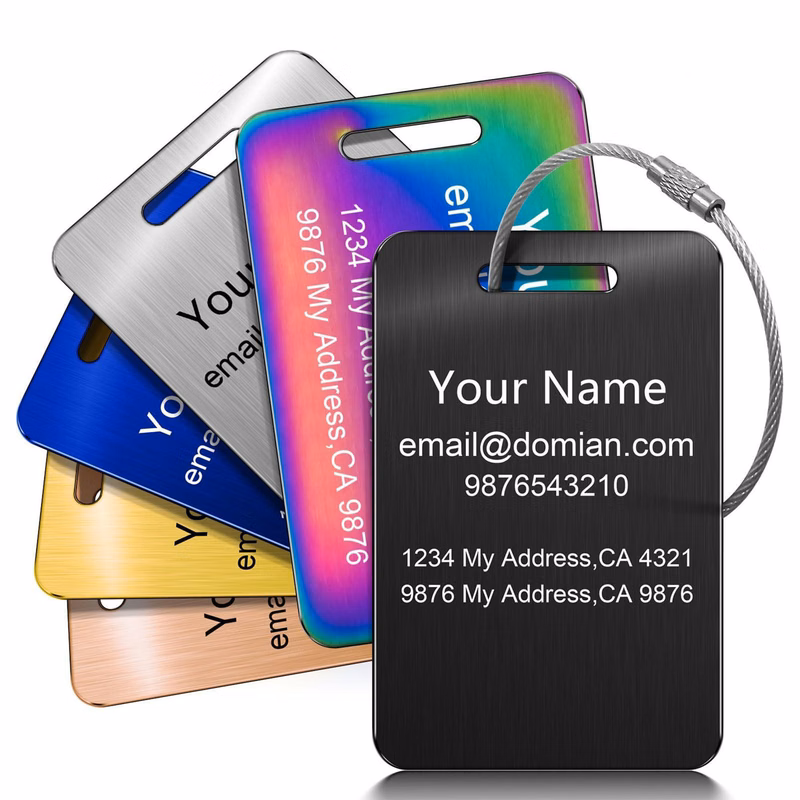 Engraved Steel Tag