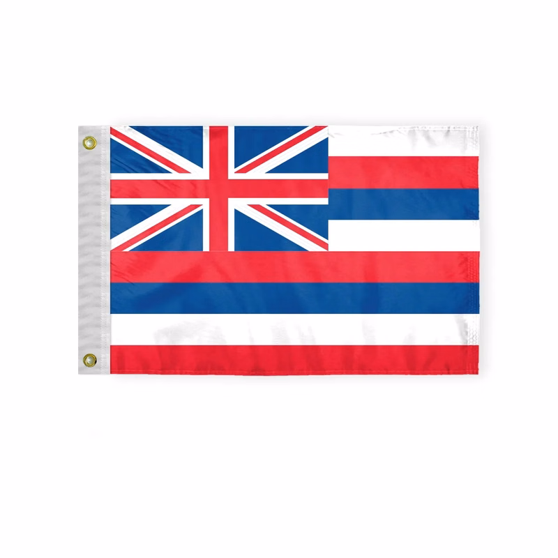 12"x18" to  8'x12'  Hawaii Nylon Flags