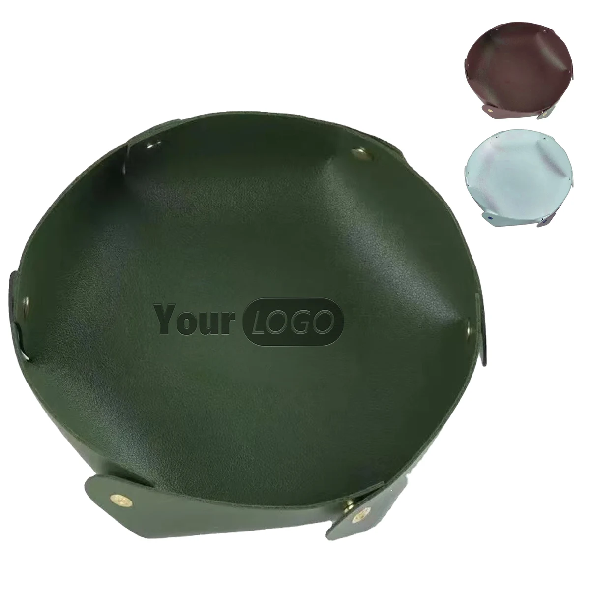 Pvc Portable Circular Foldable Storage Tray ?C Thick And Easy To Store 1