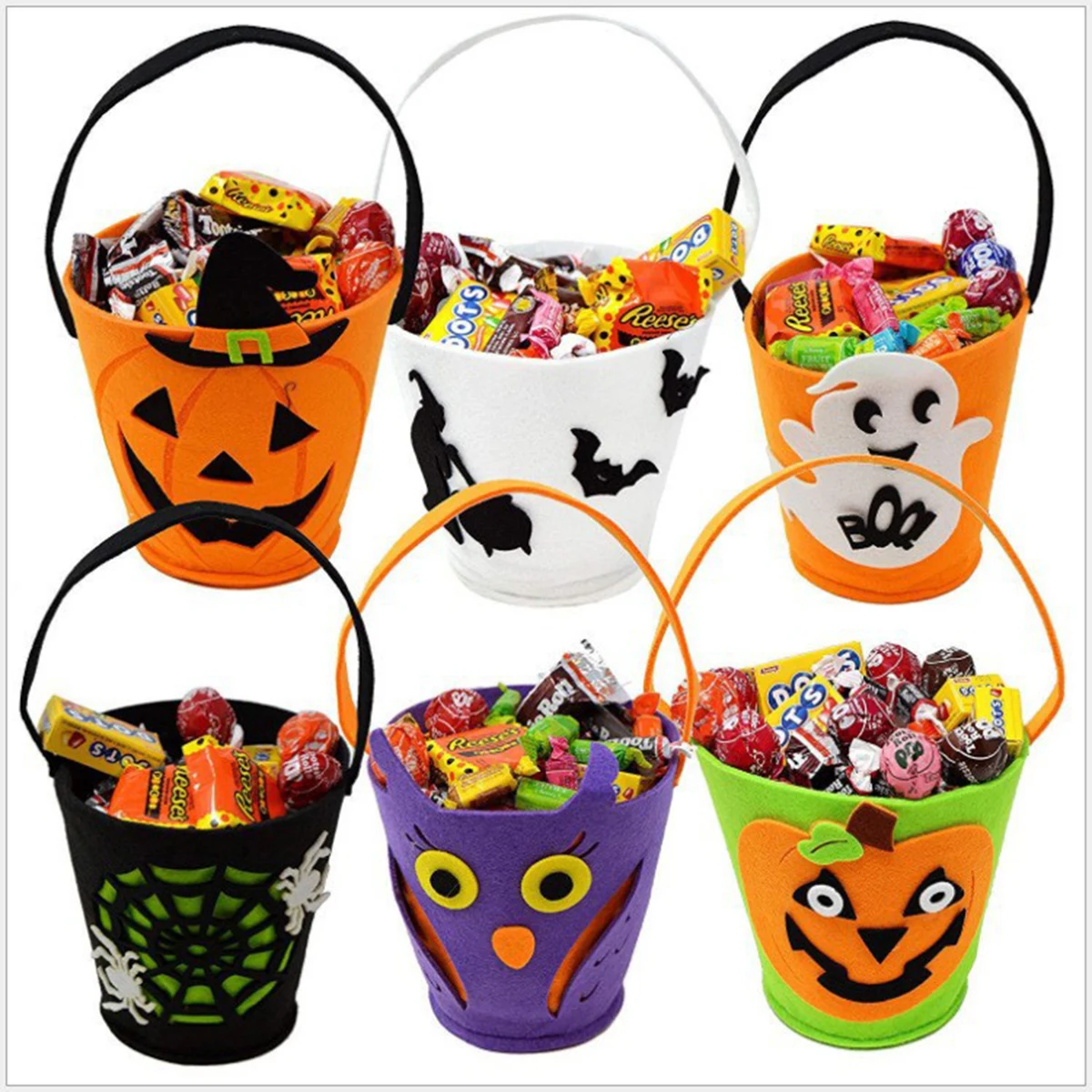 Portable Halloween Candy Basket 1