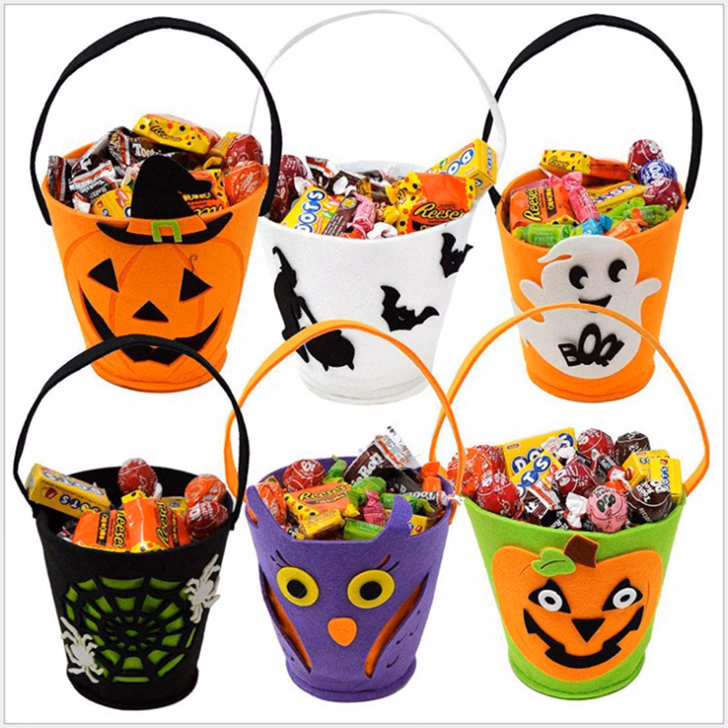 Portable Halloween Candy Basket