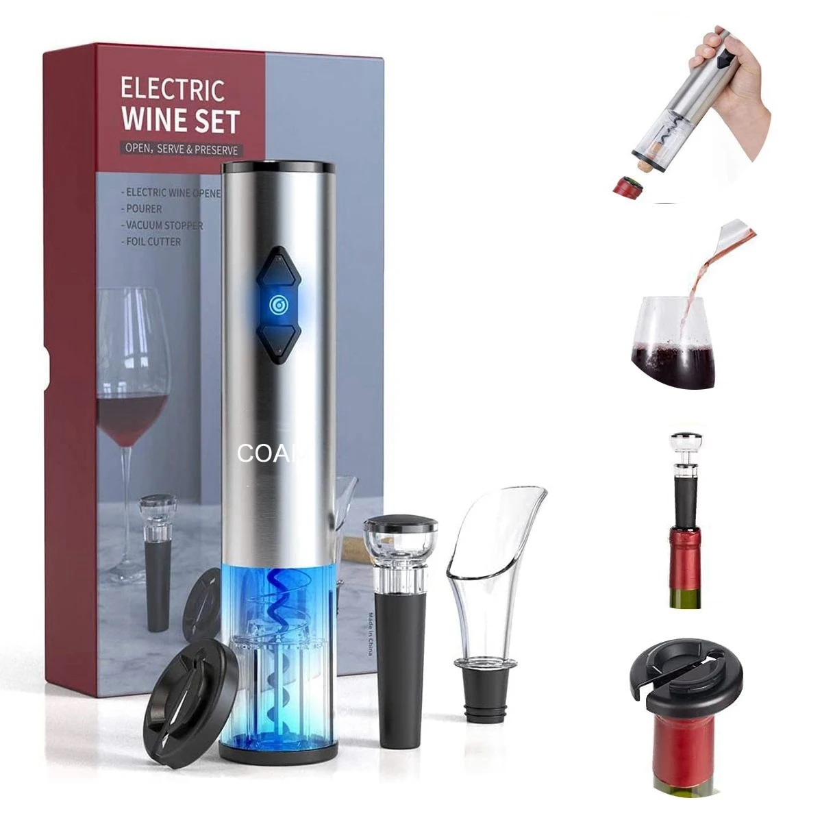 Electric Wine Opener Set 1