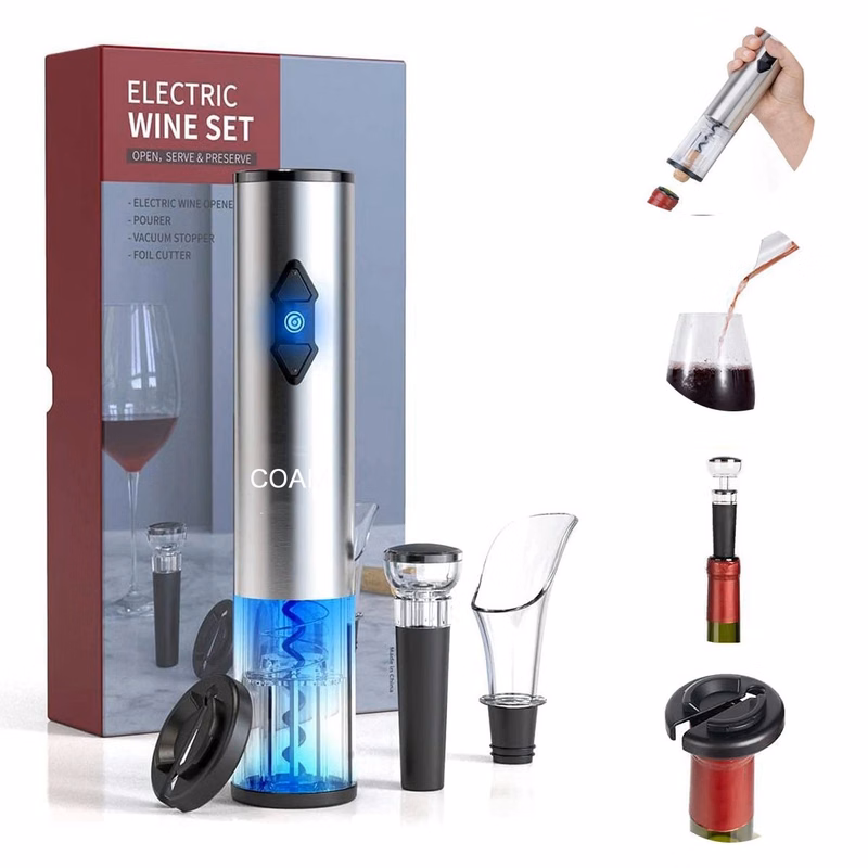 Electric Wine Opener Set
