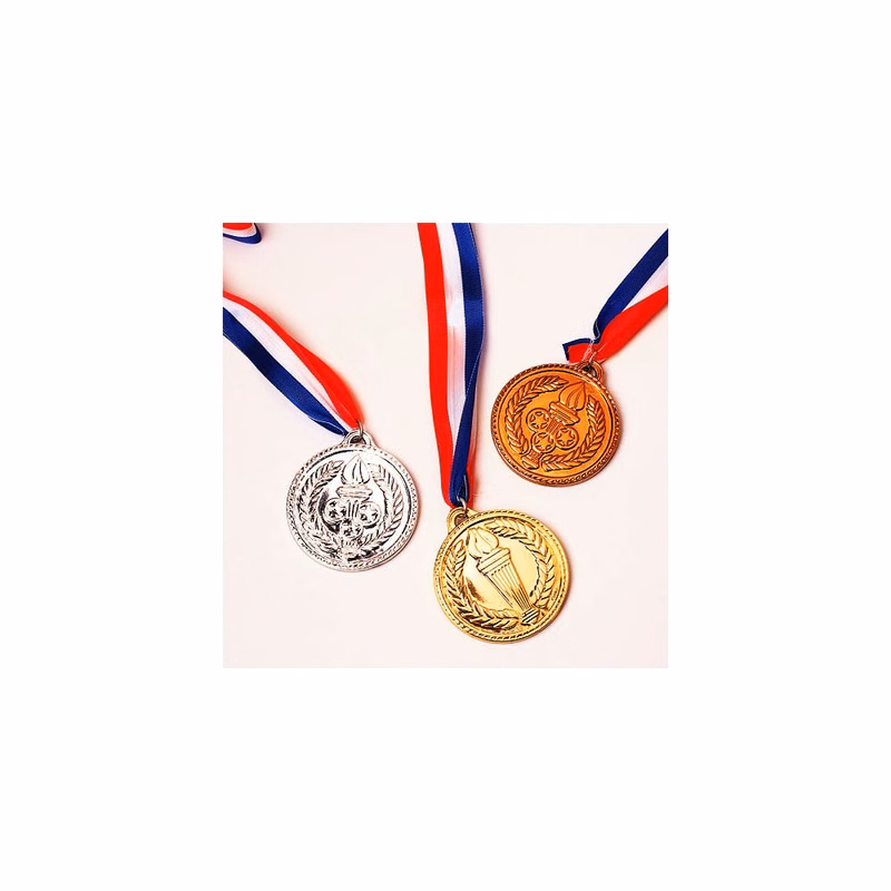 Plastic Gold Medals - 1.5"