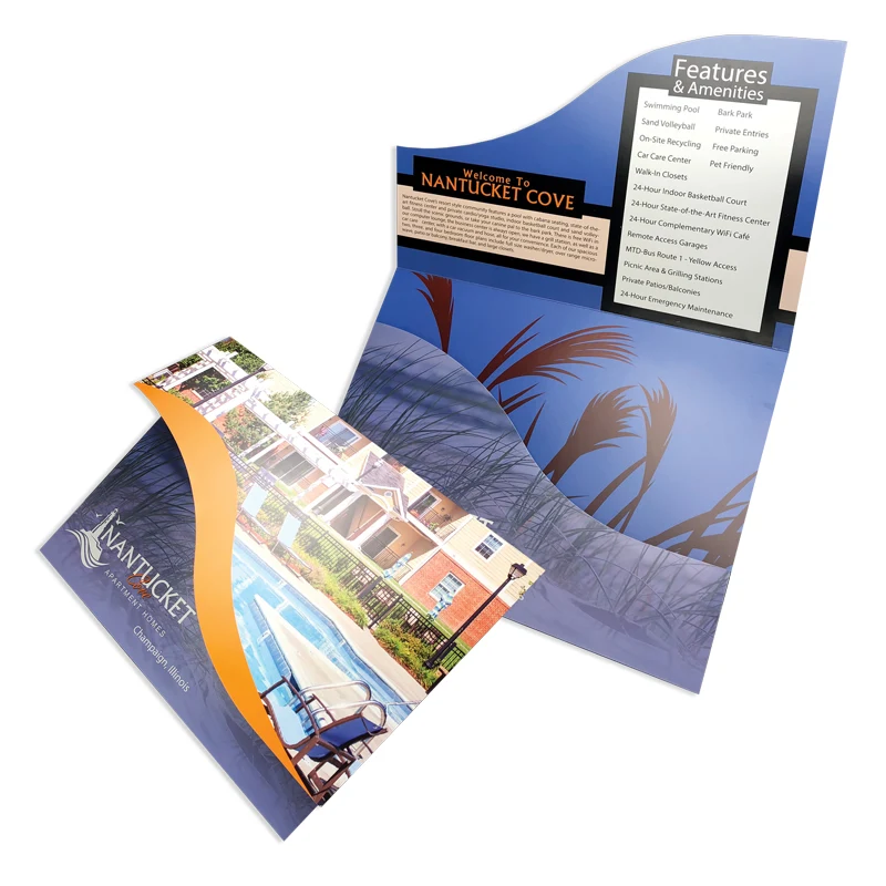Serpentine Cut One Pocket Folder 1