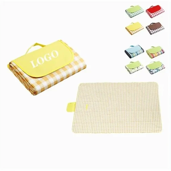 Waterproof Lattice Folding Picnic Mat 1