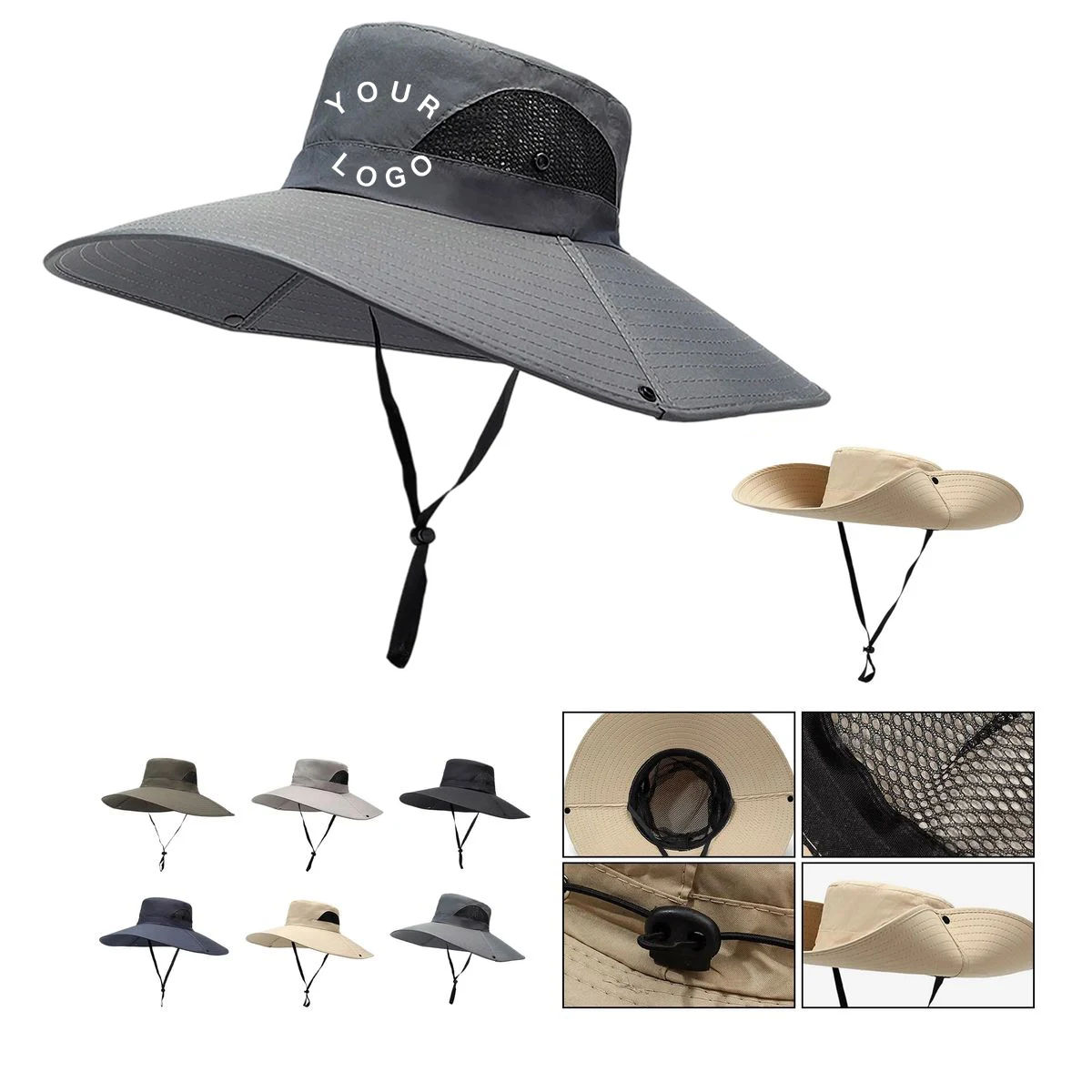 Wide Brim Outdoor Hat for Hiking and Camping 1