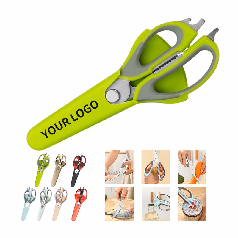 Magnetic Stainless Steel Kitchen Scissors with Sheath
