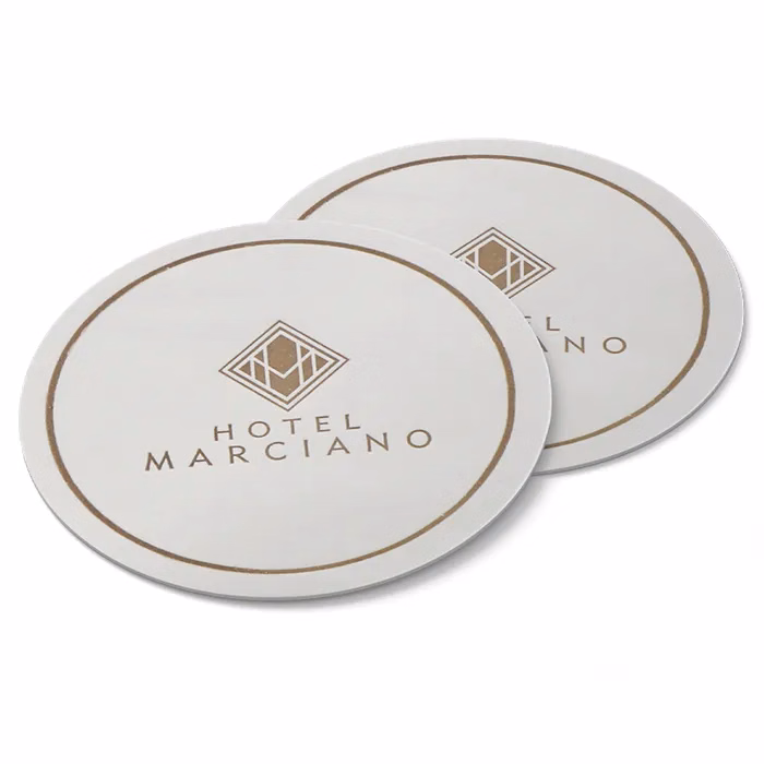 Absorbent Paper Debossed Coasters
