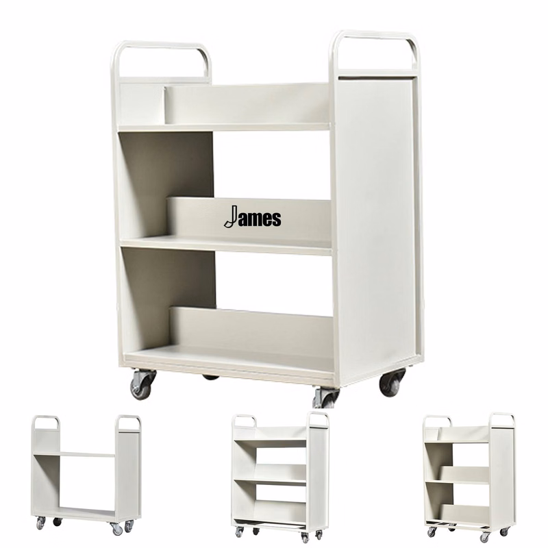 Metal Book Cart
