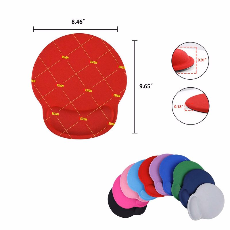 Full Color Ergonomic Gel Mouse Pad