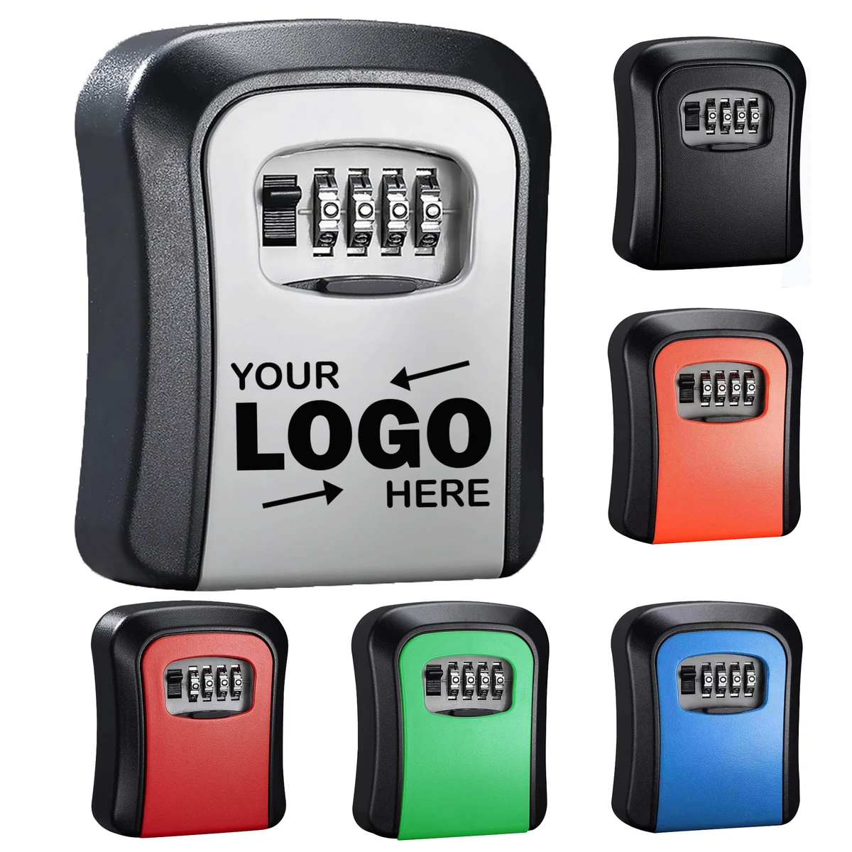 Large Size ABS Drill Free Combination Lock Box 1