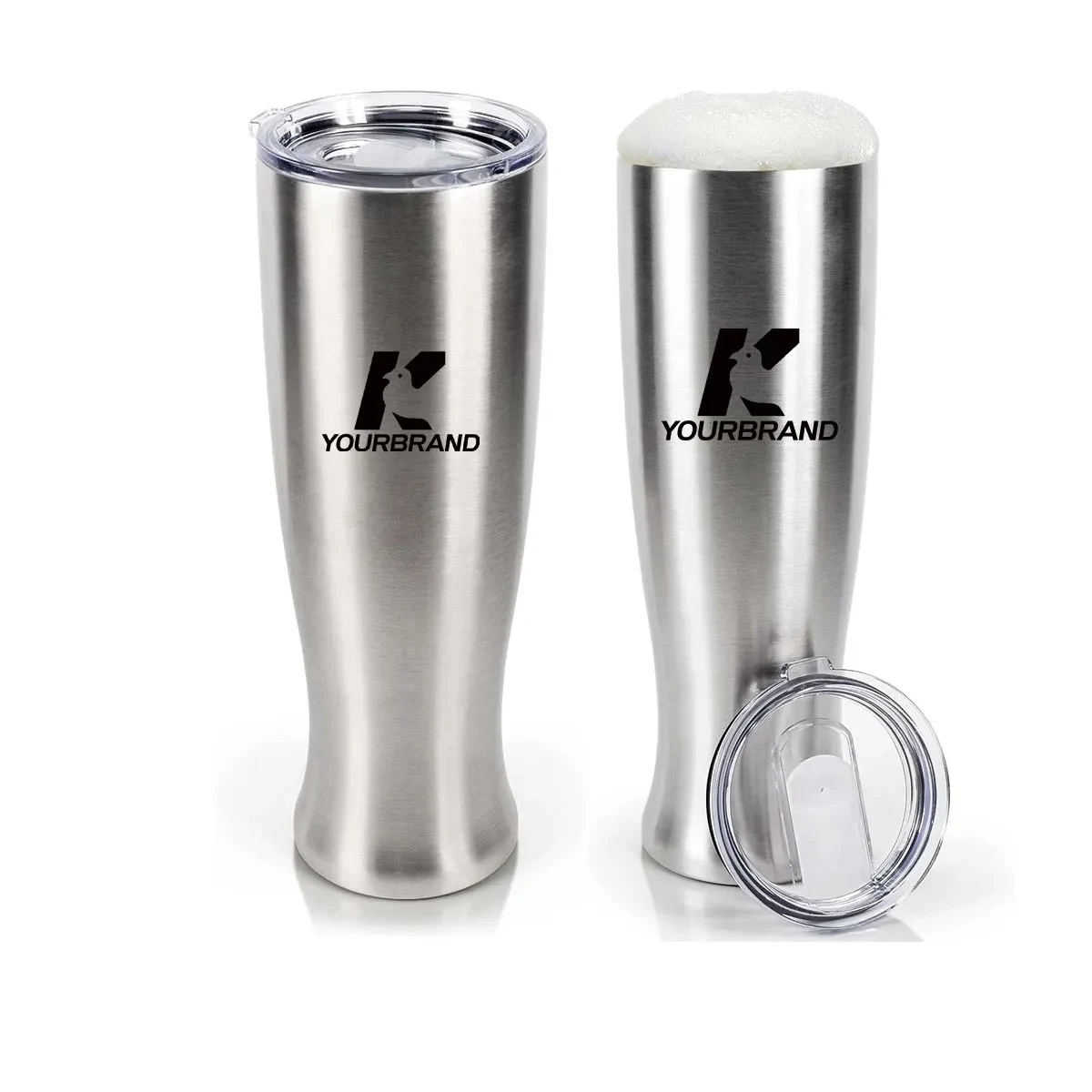 30oz Double Wal Stainless Steel Insulated Beer Tumbler 1