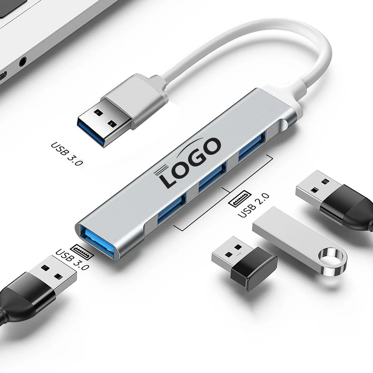Four In One Usb Type-C Expansion Dock MOQ 100PCS 1