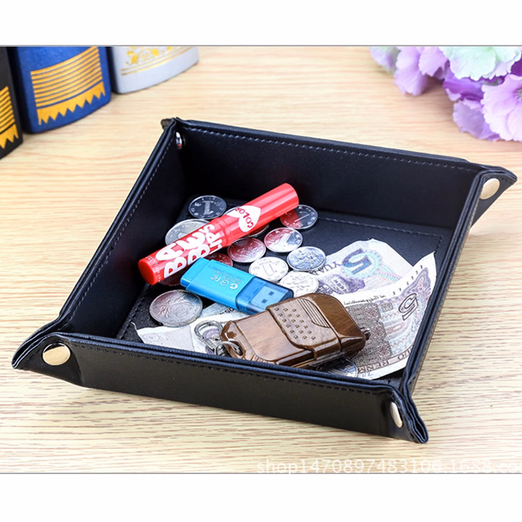 Leather Organizer Tray