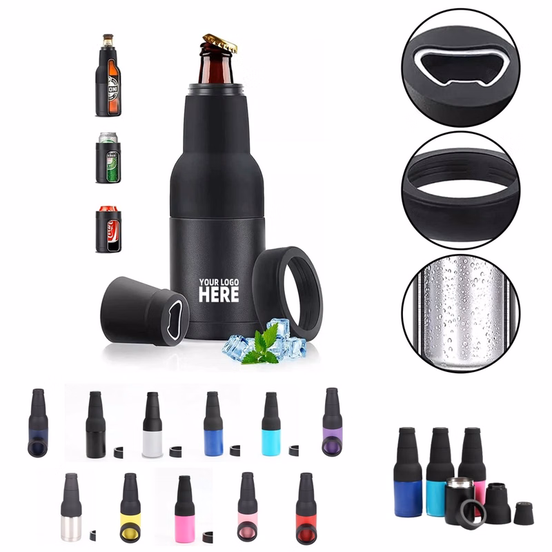 3 in 1 Double Vacuum Insulated Can Cooler
