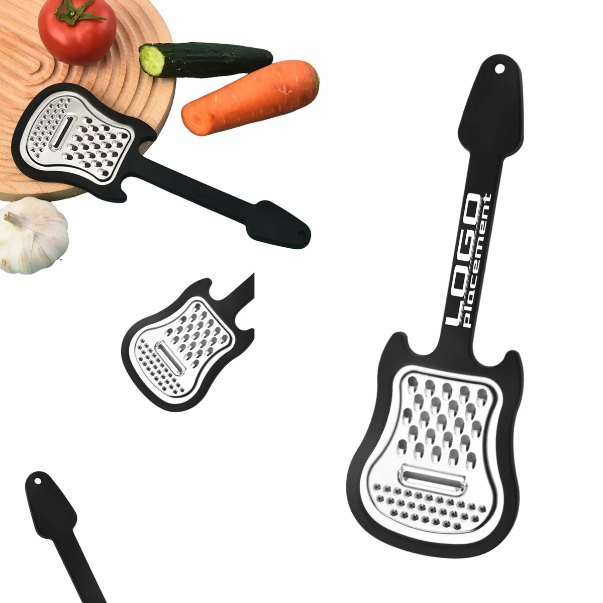 Guitar-Shaped Stainless Steel Multifunctional Grater 1