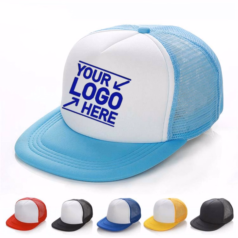 Flat Brim Trucker Hat
