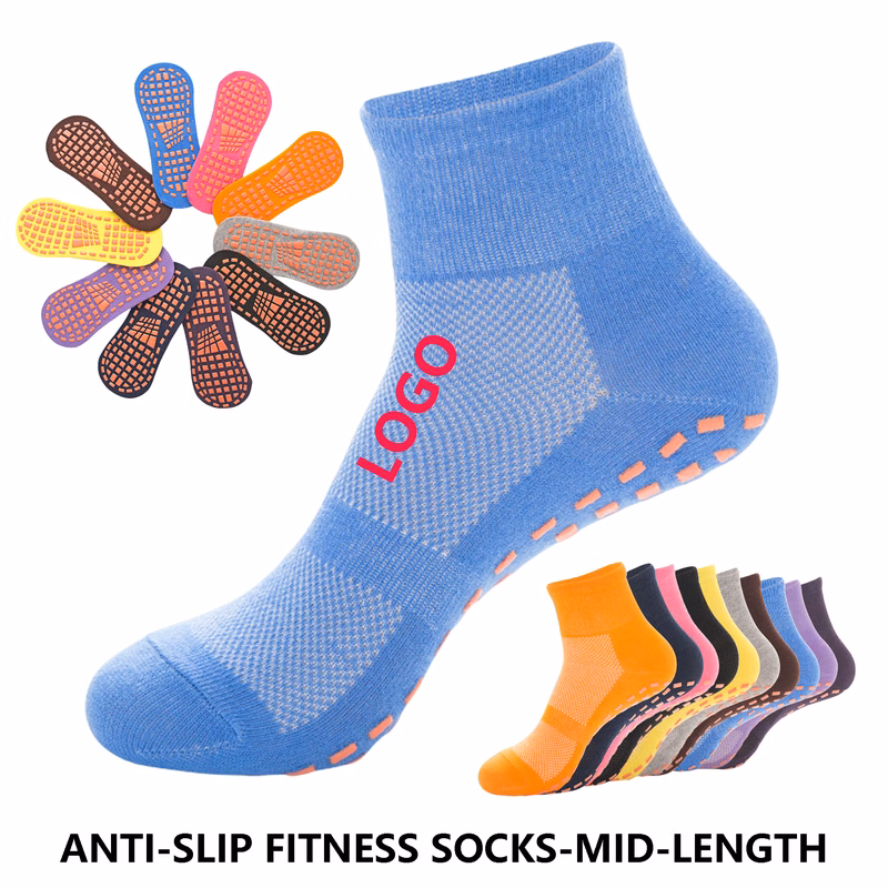 Custom Logo Anti-Slip Socks for Kids and Adults
