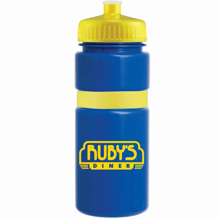 20 Oz. Sportster Bottle W/Silicone Gripper Band (Push Pull Lid) 1