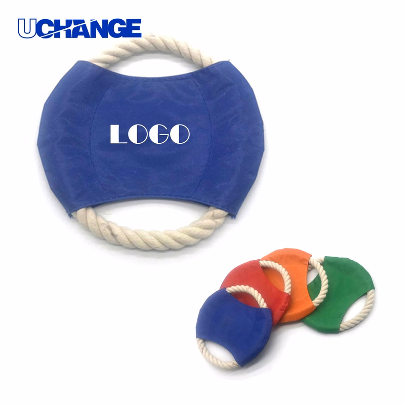 Cotton Rope Pet Flying Disc Toy for Play