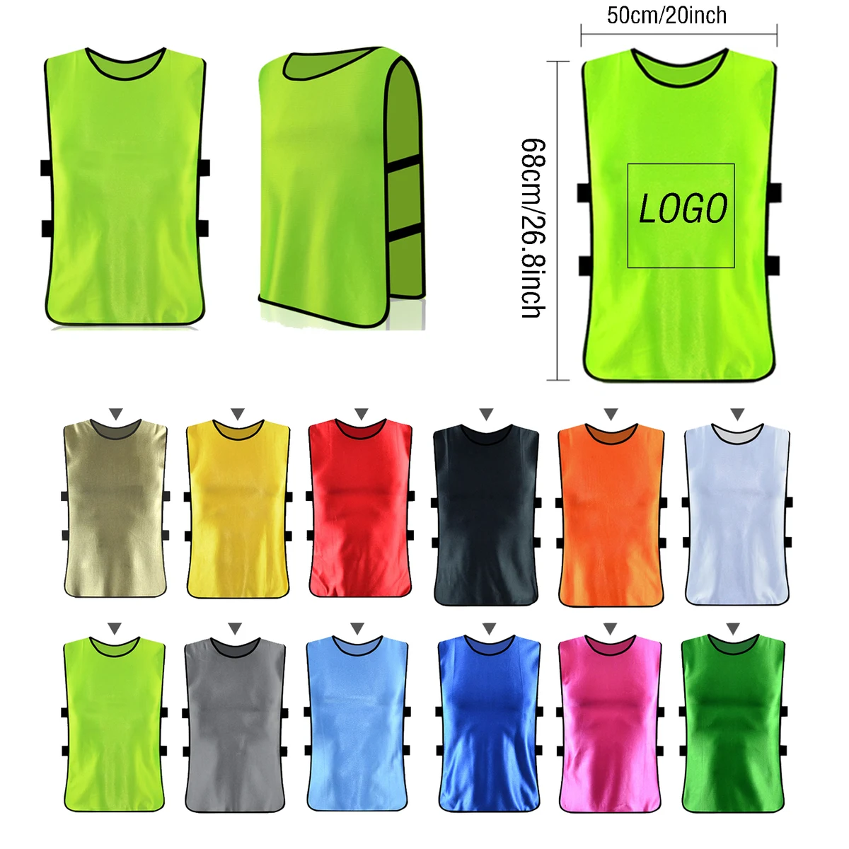 Team Training Sports Vest With MOQ 50pcs 1