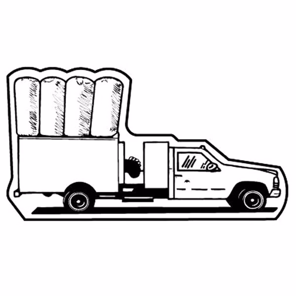 Magnet - Vacuum Truck - Full Color