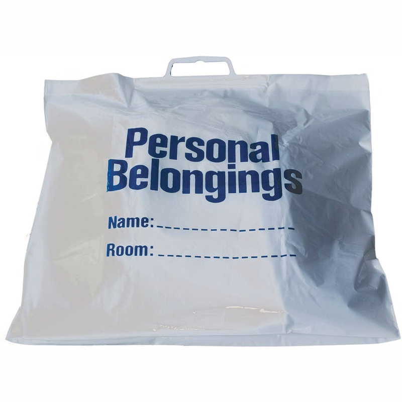Personal Belongings Bags - Snap Close Label