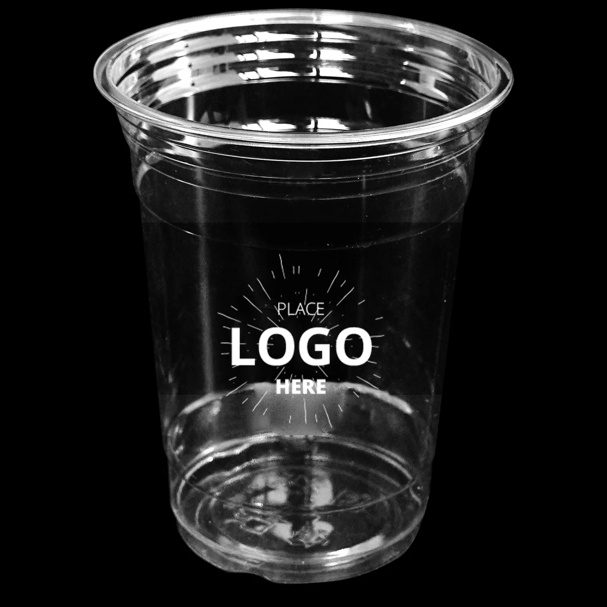 16oz Disposable Clear Plastic Cup 1