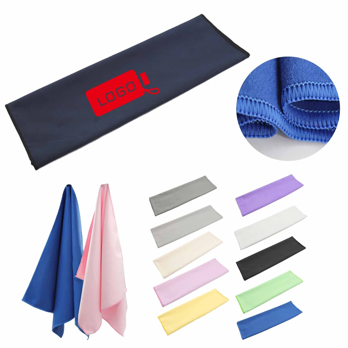Lightweight 15x31In Microfiber Quick Dry Sports Towel 1