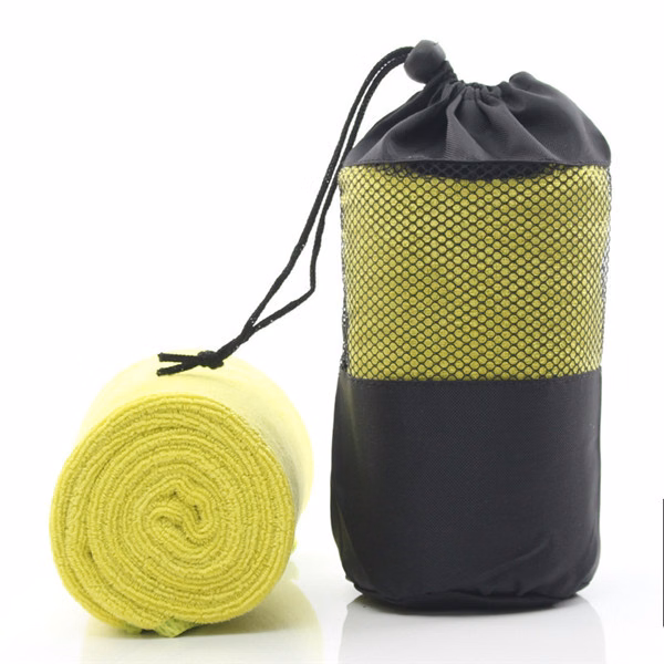 Lengthen Microfiber Quick Dry Sports Towel in Mesh Pouch