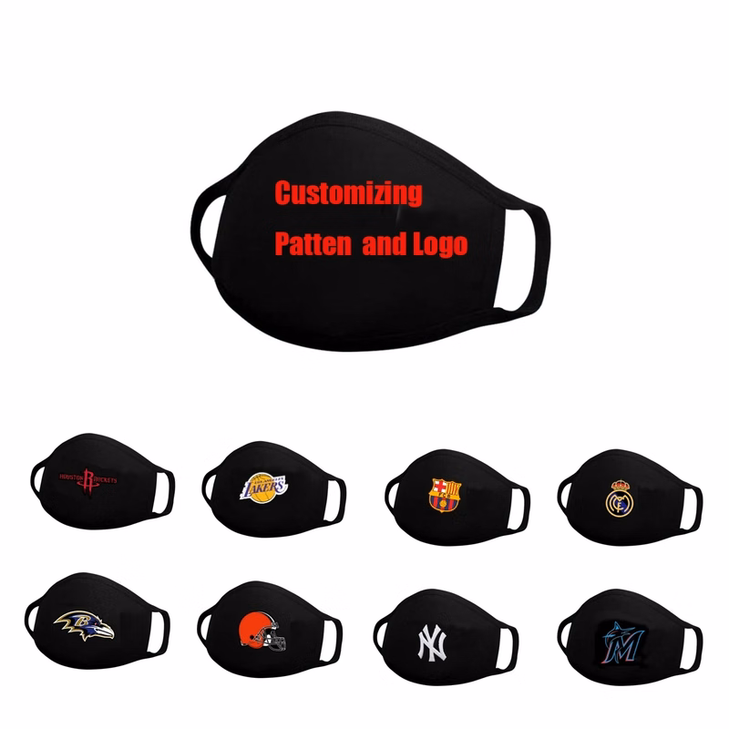 Customize Special NBA MLB NFL PFL Fans Cotton Mask