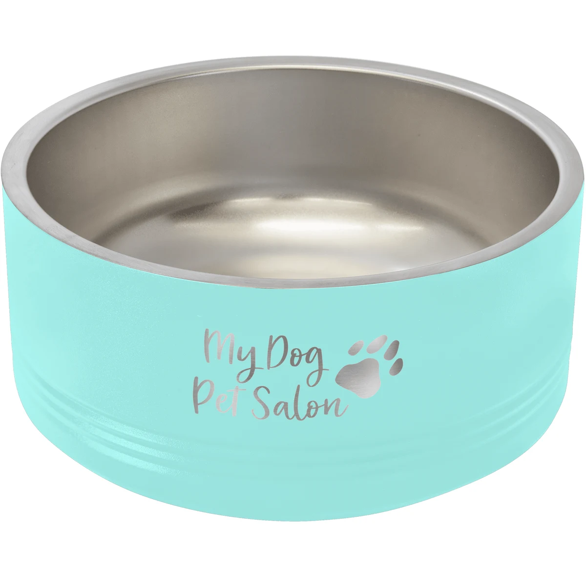 Polar Camel 32 oz. Medium Teal Pet Bowl 1