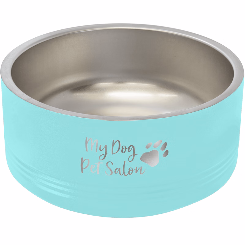 Polar Camel 32 oz. Medium Teal Pet Bowl