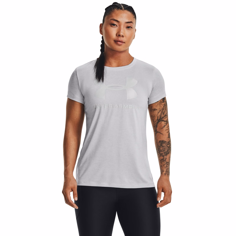 UA Tech Twist Big Logo Gel Women's Short Sleeve
