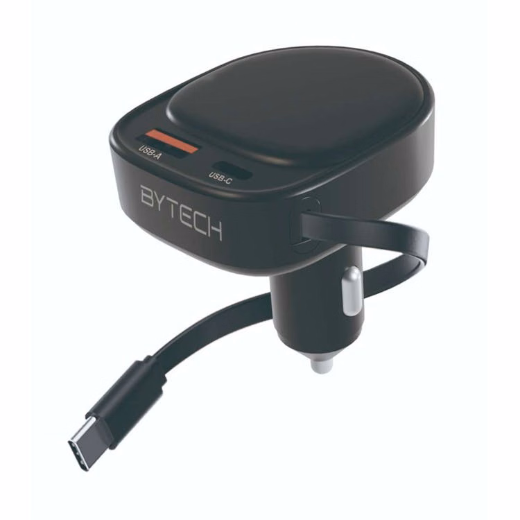 Type C Car Charger - Black