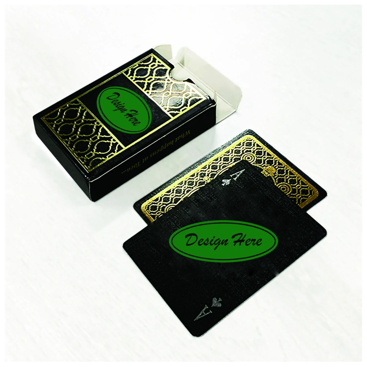 Reliable Gold Foil Stamped Poker Cards Full Color 1