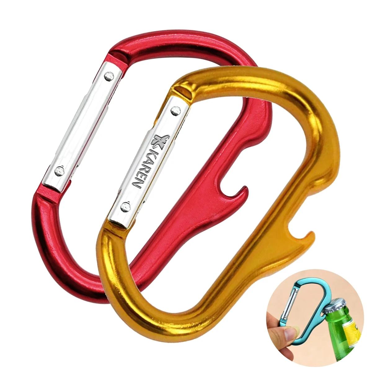 Carabiners With Bottle Opener 1
