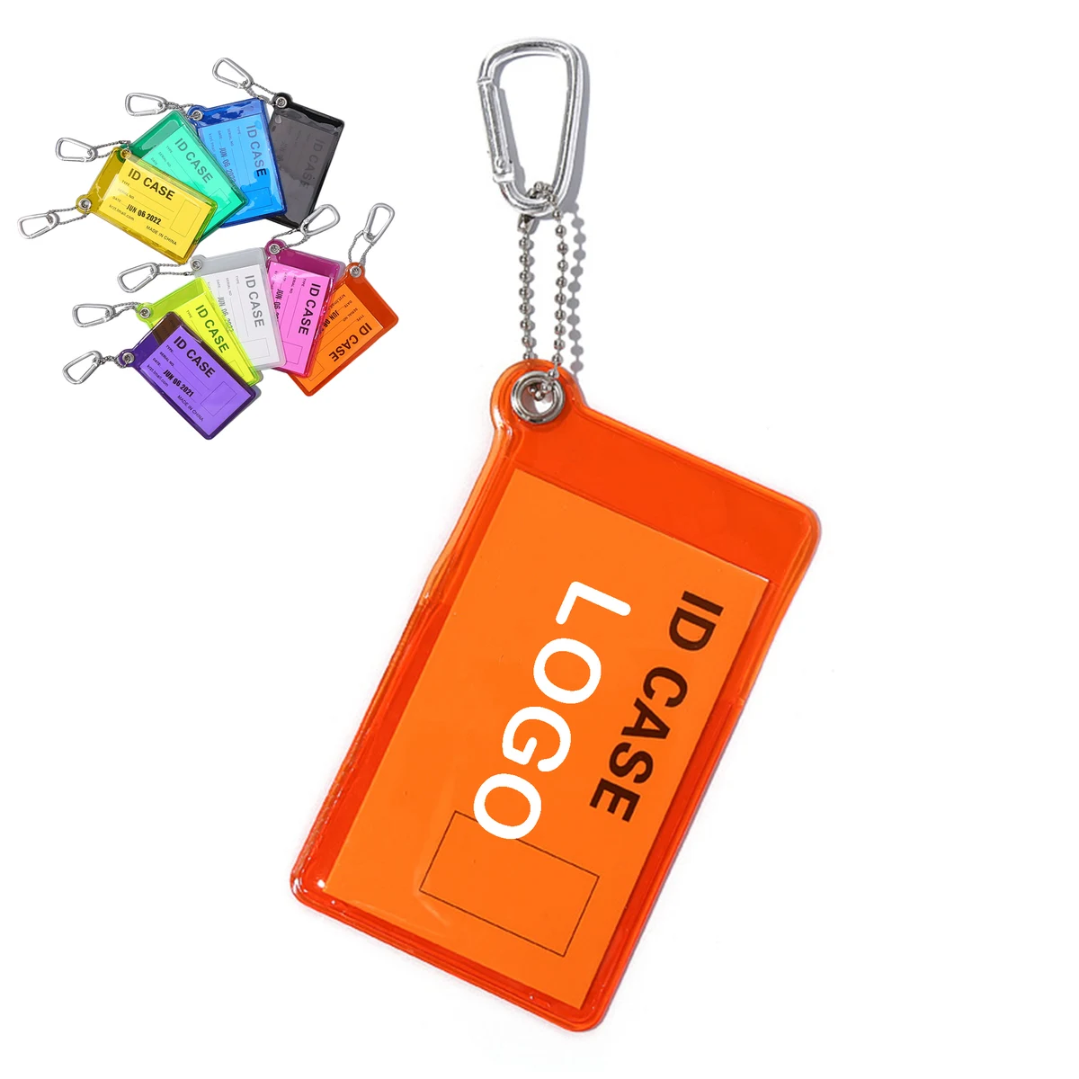 Colorful PVC ID Badge Holder 1