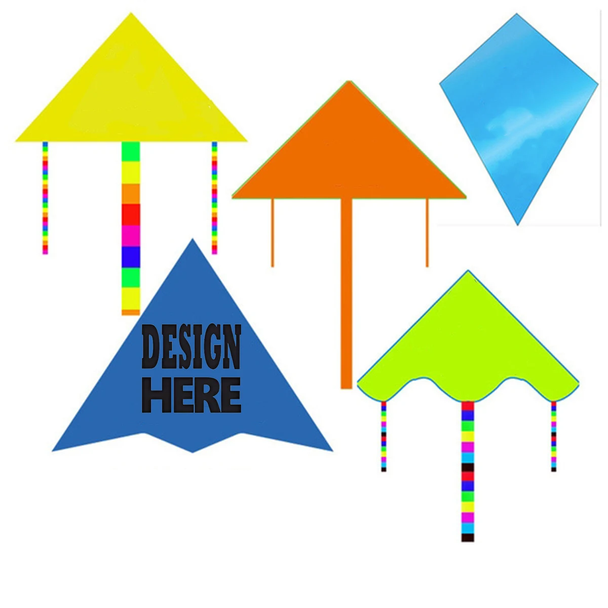 Custom Shape Outdoor Flying Kite With 30 Meter Line 1