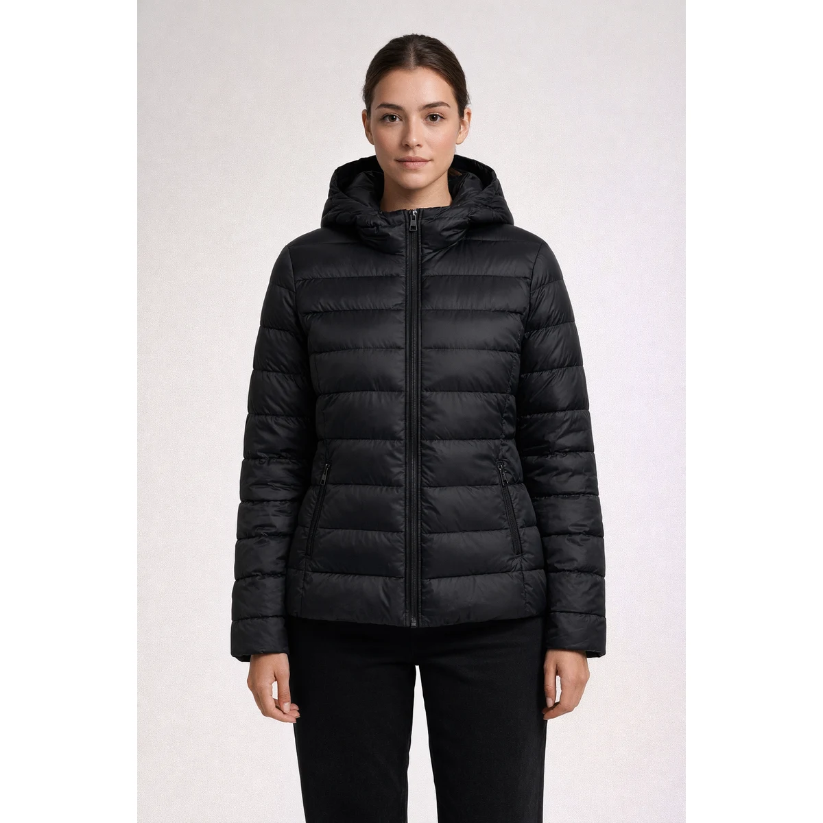 WEATHERPROOF WOMENS POLYFILL HOODED PUFFER 1