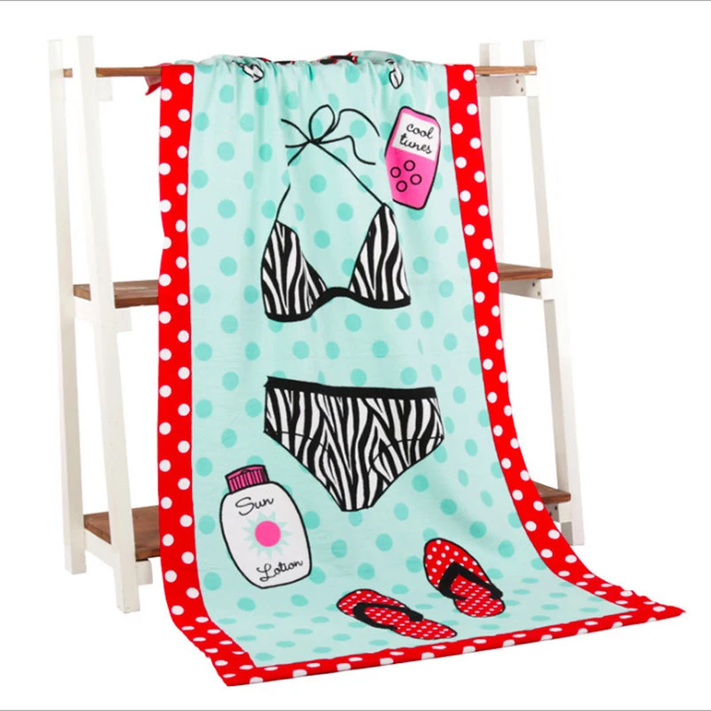 Promotional Full Color Printed Beach Towel 1