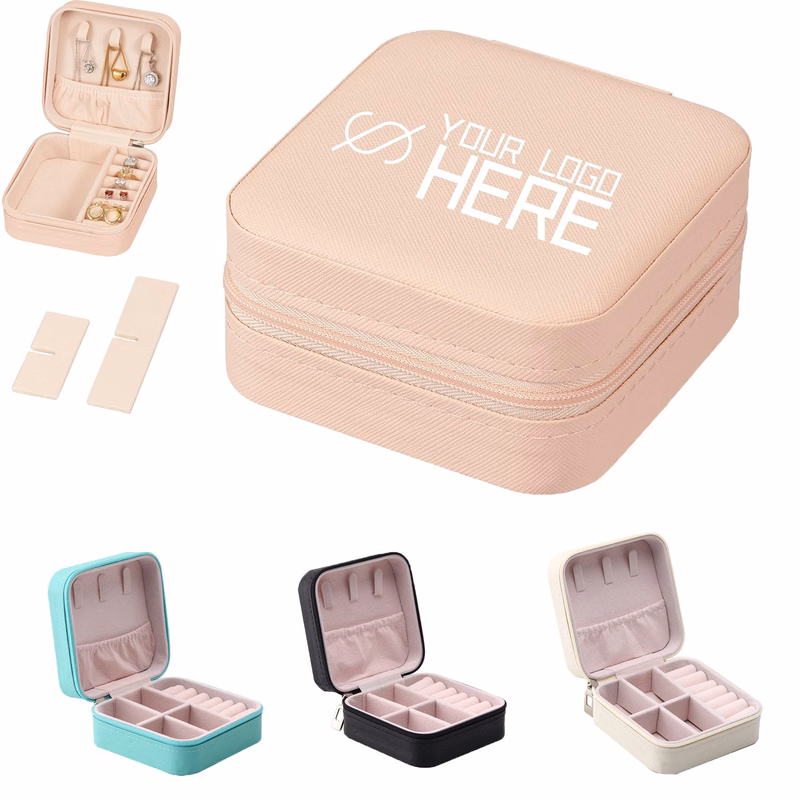 PU Leather Travel Jewelry Case